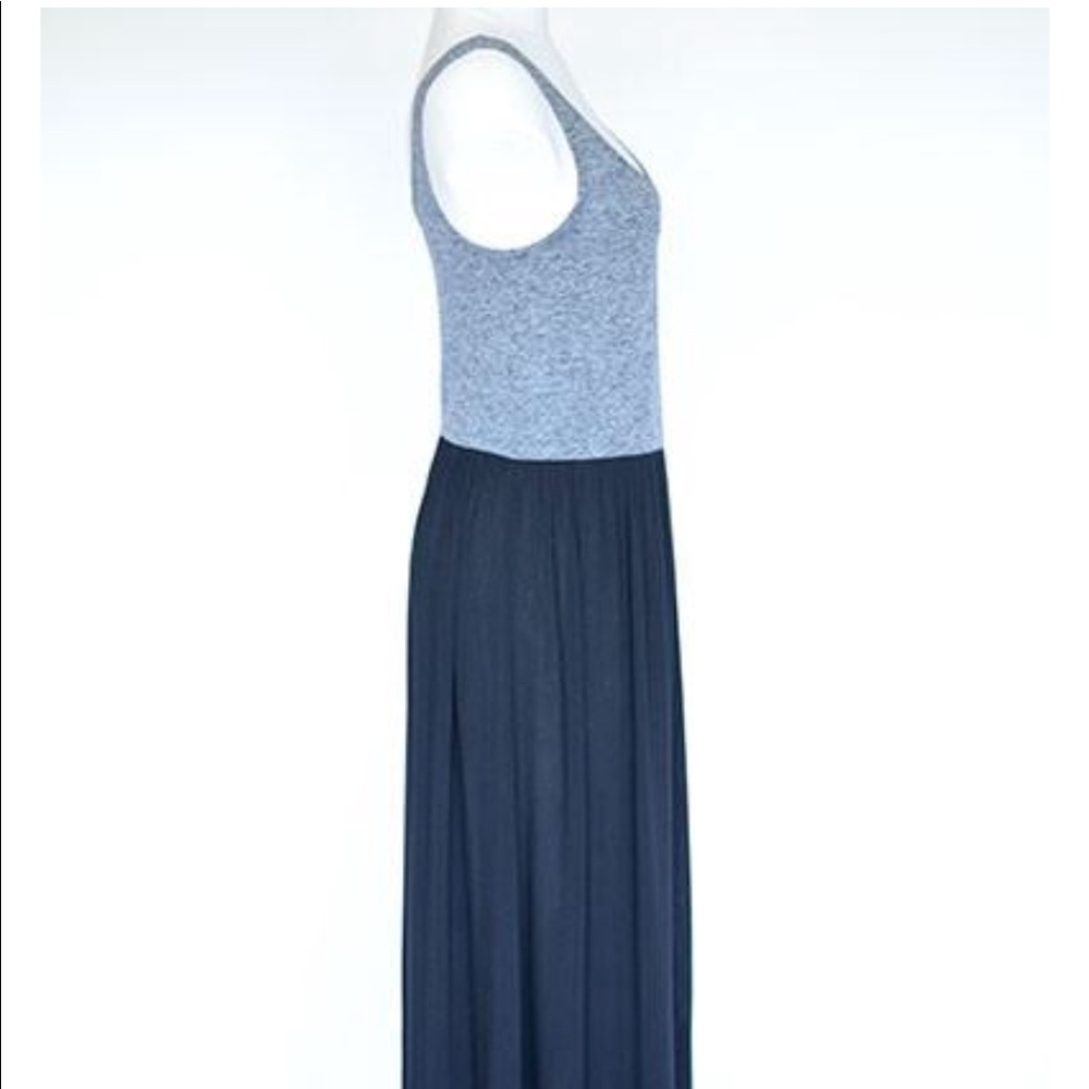 Grey and black maxi